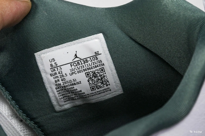 Rep TBK Jordan Oxidized Green 4 Air FQ8138-103 0730
